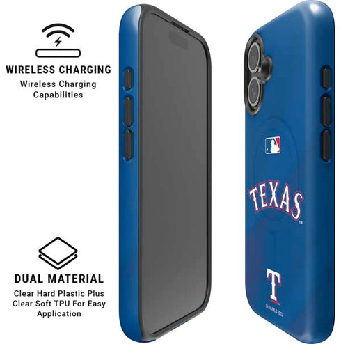MLB Texas Rangers Alternate/Away Jersey iPhone 16 Plus Magsafe Impact Case